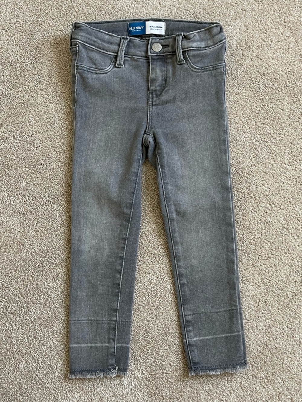 Gray Ballerina Adjustable Waist Jeggings - Picture 1 of 3